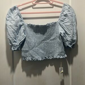 NWT Blanknyc cropped top size L.